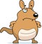 Cartoon Wallaby Angry