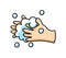 Cartoon Wash Your Hands Icon