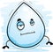 Cartoon Waterdrop Bored