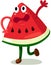 Cartoon watermellon