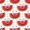 Cartoon Watermelon Seamless Pattern