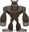 Cartoon Werewolf Standing