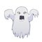 Cartoon white ghost