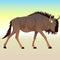 Cartoon Wildebeest