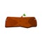 Cartoon wood sign board with cracks and with leaves. Old west wood plank. Welcome board. Plank for banners or messages.
