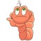 Cartoon worm insect