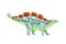 Cartoon wuerhosaurus dinosaur character, dino