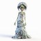 Cartoon Zombie Doll In White Dress - 3d Rendered Character Caricatures