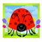 Cartoonish Ladybug Clip Art