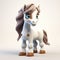 Cartoonish Little Horse 3d Modelling Character For Children