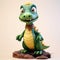 Cartoonstyle Lizard Toy 3d Model: Realistic And Hyper-detailed Renderings