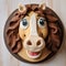 Cartoony Horse Head Cake: Fun And Whimsical Scones Face Cake Design
