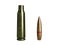 cartridge 5.45x39 mm, Russian and Soviet army, isolated. 3d rendering