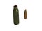 cartridge 5.45x39 mm, Russian and Soviet army, isolated. 3d rendering