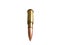Cartridge 7.62x54R mm, Russian and Soviet army, isolated. 3d rendering