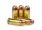 Cartridges of .45 ACP pistols ammo, full metal jacket .45