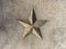 Carved 5-Pointed Star in Granite