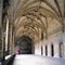 The carved arched corridor in the monastery of Jeronimos