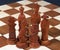 Carved Chinese Chess Set - Black Pieces