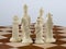Carved Chinese Chess Set - White Pieces