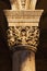 Carved column of the Rector\'s Palace in Dubrovnik