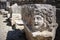 Carved Greek mask of Greco-Roman amphitheatre, Myra, Turkey