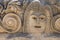 Carved Greek masks