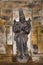 Carved idol on the inner wall of Airavatesvara Temple, Darasuram, near Kumbakonam, Tamil Nadu, India