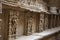 Carved inner walls of Rani ki vav, an intricately constructed stepwell on the banks of Saraswati River