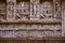 Carved inner walls of Rani ki vav,an intricately constructed stepwell on the banks of Saraswati River. Patan, Gujarat, India