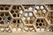 Carved marble wall around Fatehpur Sikri, India