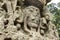 Carved Mayan stella, Copan ruins, Honduras