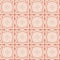 Carved orange embossed seamless pattern in Arabic style, elegant ornate oriental pattern