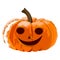 Carved pumpkins for Halloween. Orange pumpkin for banners, flyers, posters, cards. Lantern pumpkin. Jack Be Little