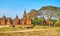 The carved shrines of Bagan, Myanmar
