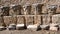 Carved stone capitals in the ruins of Carthage