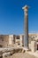 Carved stone column of the ancient city, Cyprus, Kourion