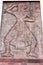 Carved stone image of Hanuman
