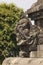 Carved stone water spout, from the Borobudur temple, Indonesia