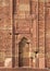 Carved walls of Qutub Minar complex, Delhi, India