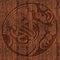Carved wooden celtic symbol