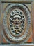 Carved Wooden Door Gargoyle