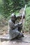 Carved Wooden Sculpture of Battle of Hastings Soldier