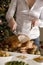 Carving Christmas Roast Turkey
