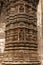 Carving details on the outer wall of Jhulta Minara, Ahmedabad, Gujarat