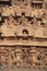 Carvings on Gopura, Deivanayaki Amman shrine, adjacent to Airavatesvara Temple, Darasuram, Tamil Nadu. View from West.