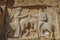 Carvings in naqsh-e rustam persepolis ancient city , shiraz , iran