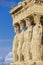 Caryatides, Erechtheion temple Acropolis in Athens, Greece