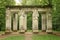 The caryatids. Chateau de Chenonceau. Chenonceaux. France