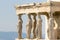 Caryatids statues at Acropolis in Greece.